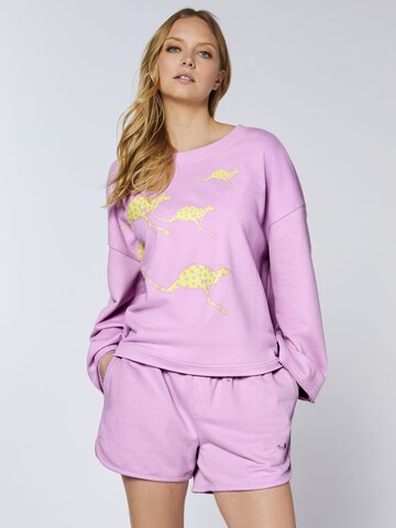 CHIEMSEE Sweatshirt in Purple: front