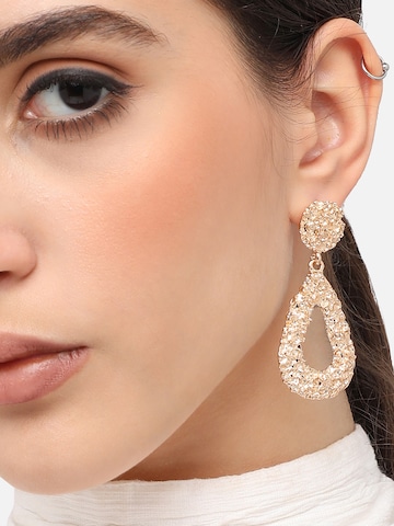 Boucles d'oreilles 'Tahlee' SOHI en or : devant