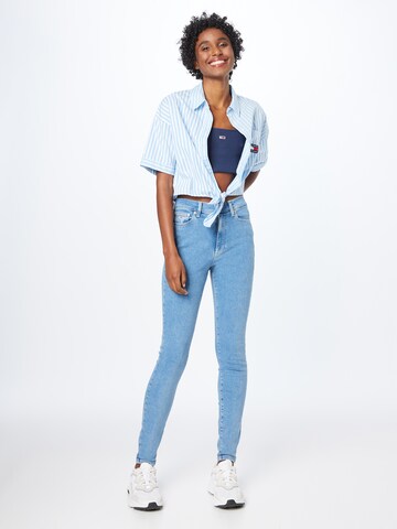 Tommy Jeans Skinny Jeans 'Slyvia' in Blauw