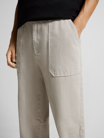 Bershka Loosefit Hose in Grau