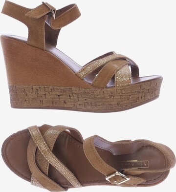 5TH AVENUE Sandals & High-Heeled Sandals in 36 in Brown: front