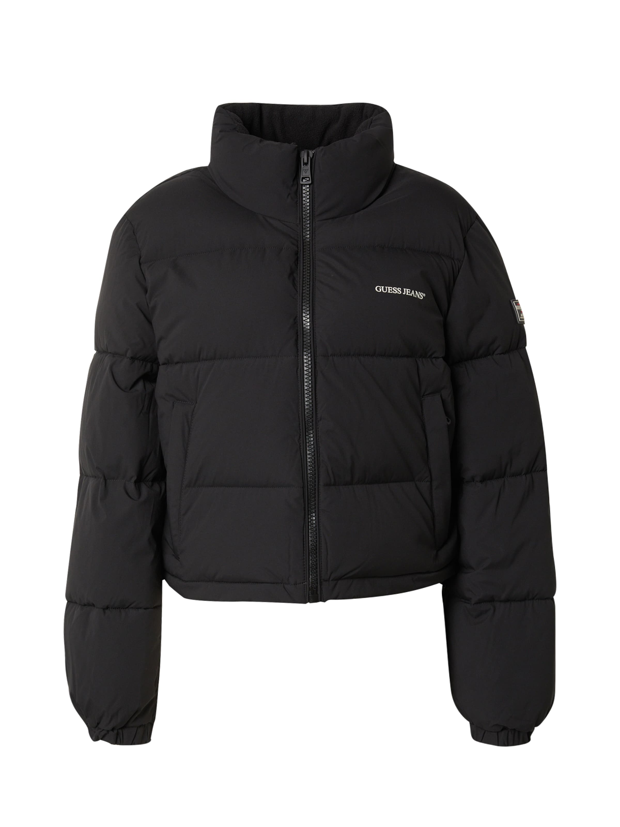 GUESS JEANS Téli dzseki - fekete: elől