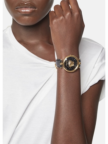 VERSACE Analog Watch in Black: front