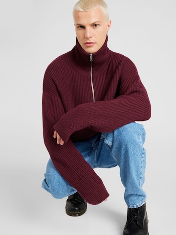 WEEKDAY Pullover 'Harry' in Rot