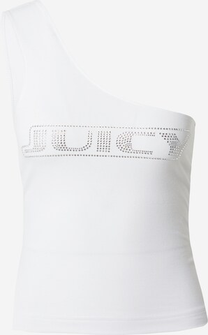 Juicy Couture - Top 'DIGI' em branco: frente