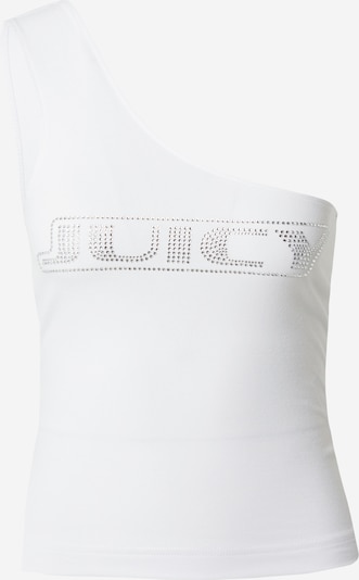 Juicy Couture Top 'DIGI' in Silver / White, Item view