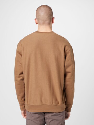 Carhartt WIP Sweatshirt 'American Script' in Brown