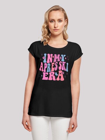 F4NT4STIC Shirt 'In My Apres Ski Era' in Black: front