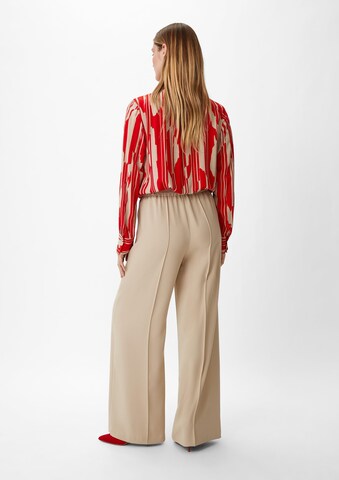 COMMA Bluse in Beige: Rückseite