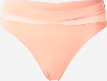 Calvin Klein Underwear Thong in Orange: front