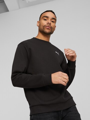 PUMA Αθλητική μπλούζα φούτερ σε μαύρο: μπροστά