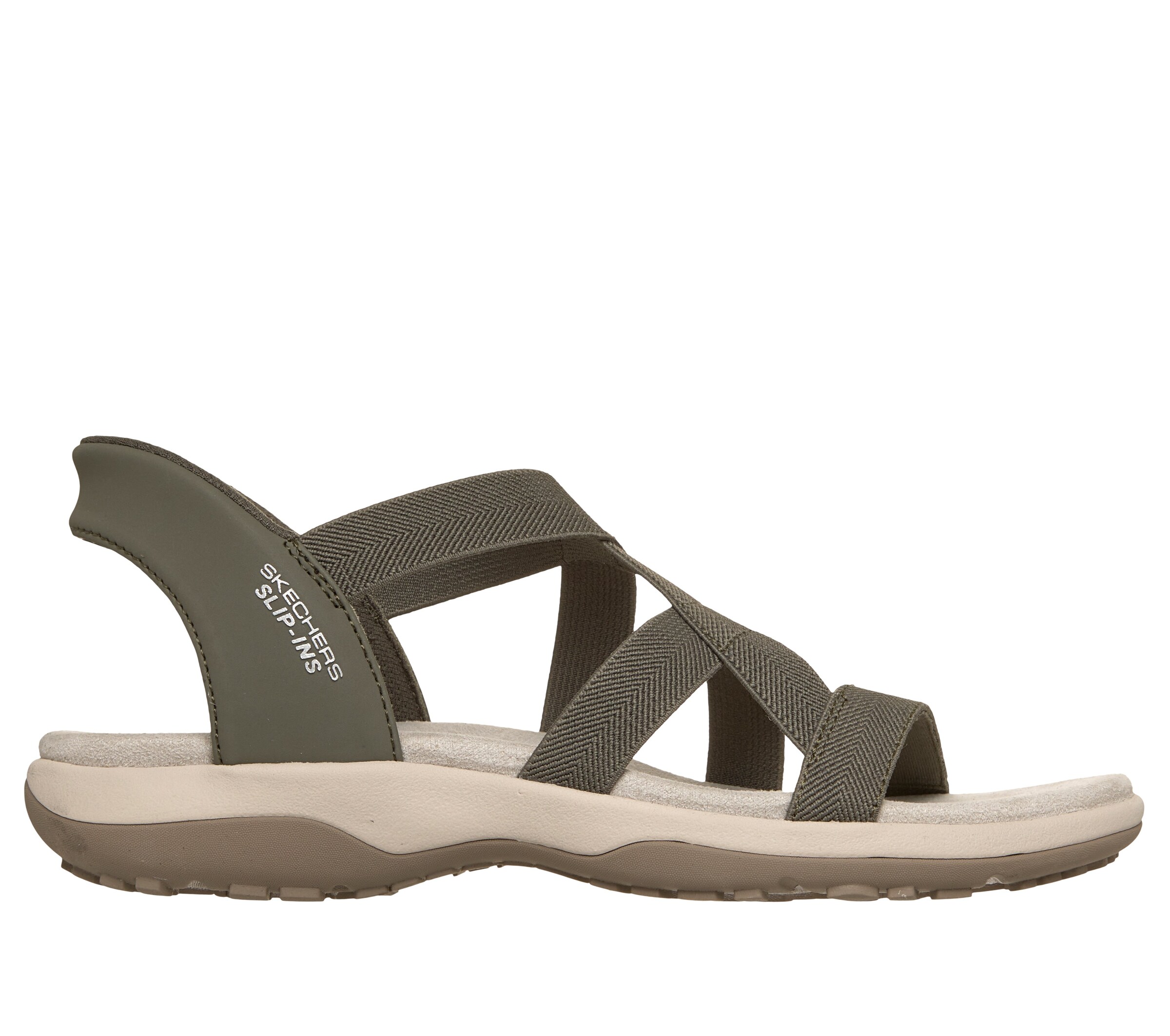 SKECHERS Sandale in Grün