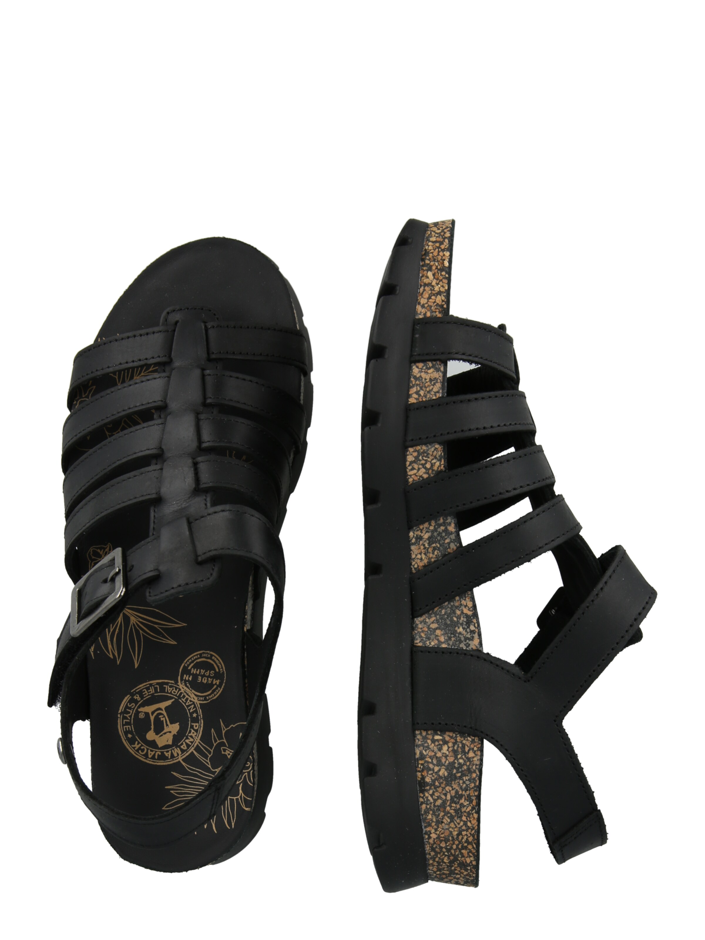 melns PANAMA JACK Sandales 'Bruna B1'