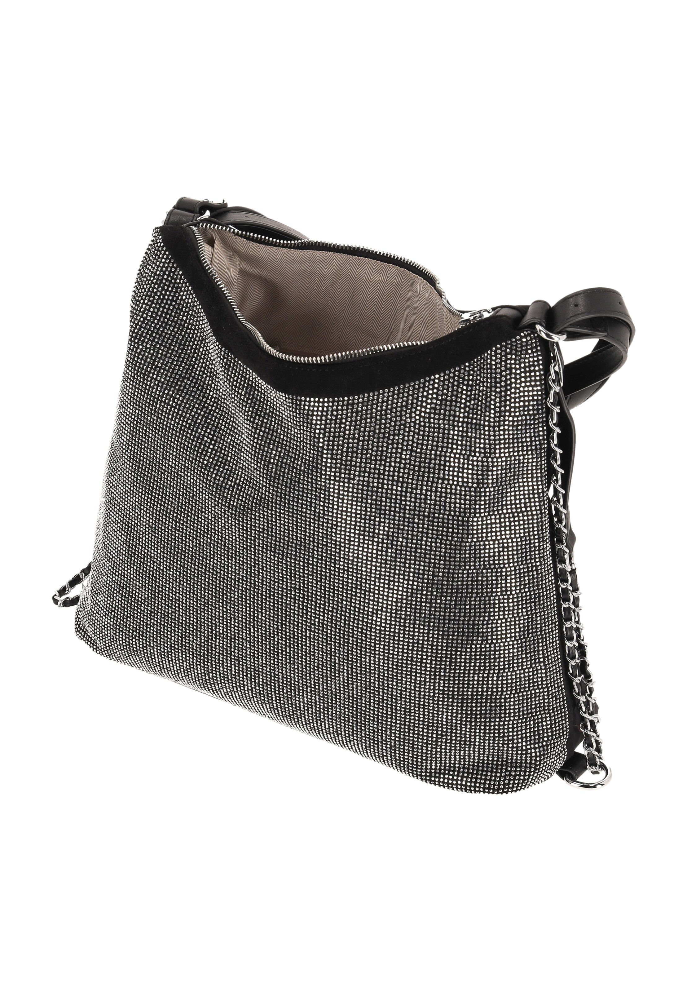 faina - Mala de ombro em prata