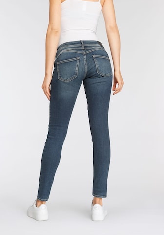 Herrlicher Slimfit Jeans 'Gina Cropped' in Blau