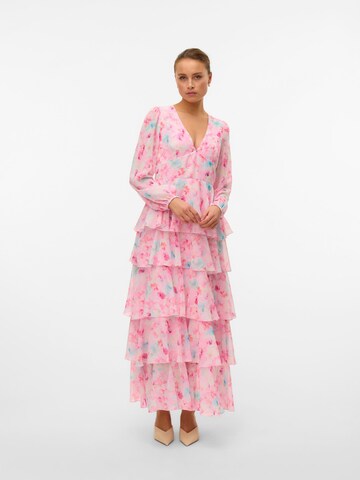 VERO MODA Festkjole 'VMFelicia' i pink: forside