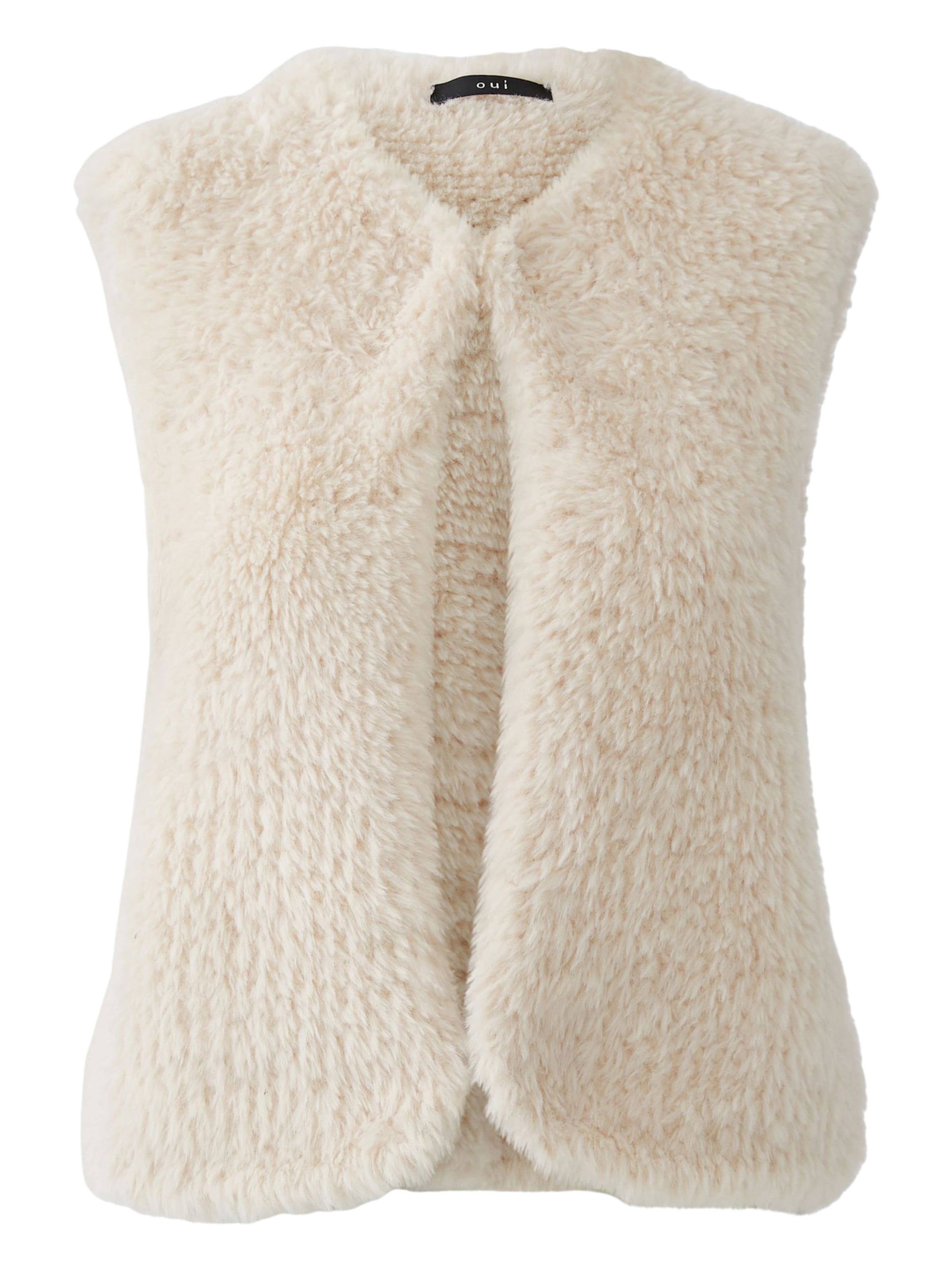OUI Weste in Beige: Vorderseite