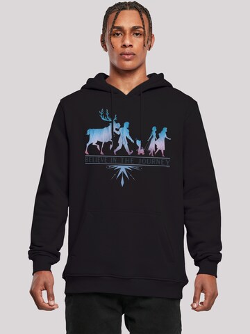F4NT4STIC Sweatshirt 'Disney Frozen 2 Believe In The Journey' in Black: front