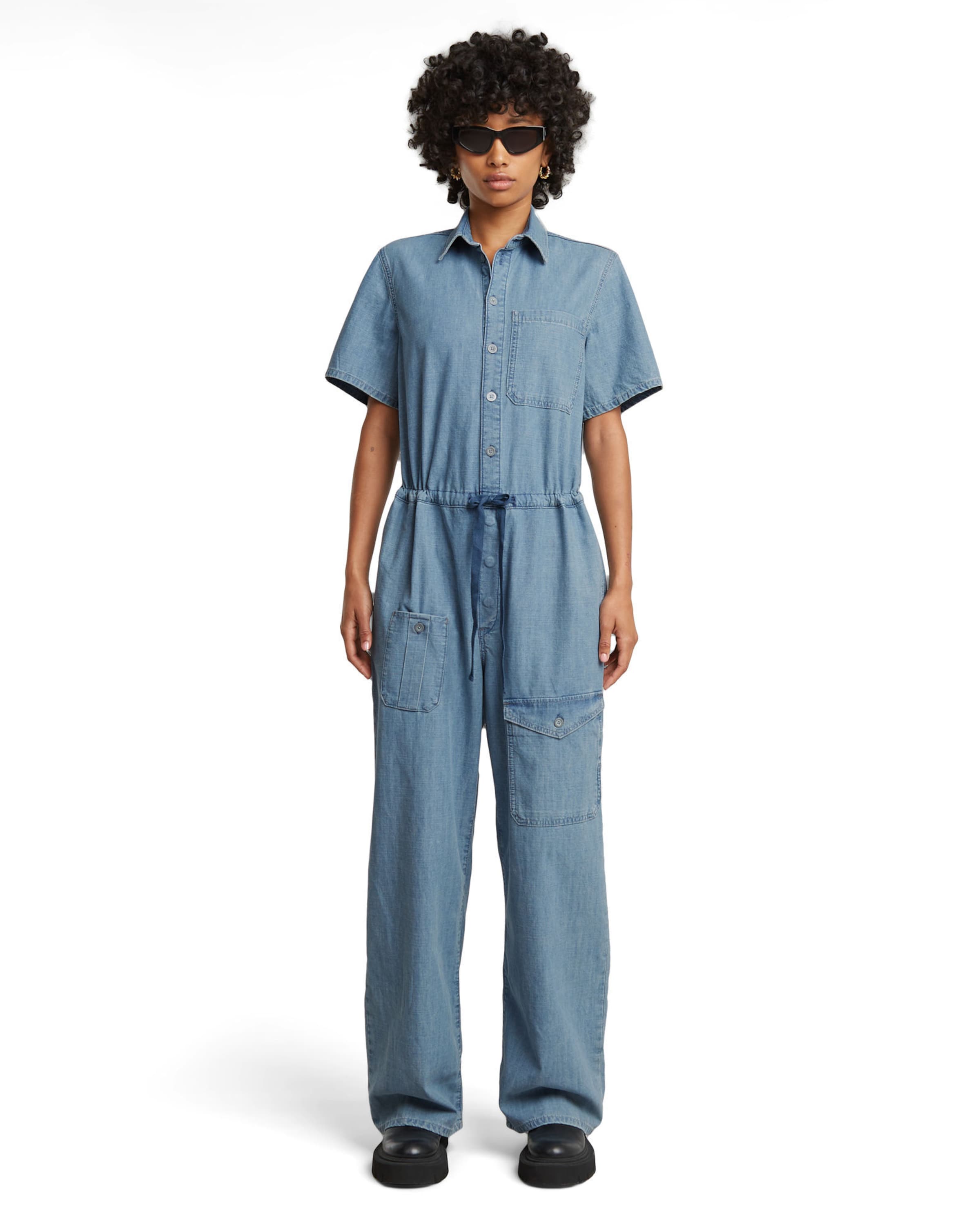 G-STAR Jumpsuit in Blue: front