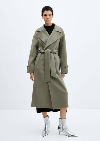 MANGO Between-Seasons Coat 'Verdi' in Green