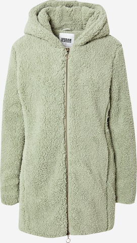 Urban Classics Between-Seasons Coat in Green: front