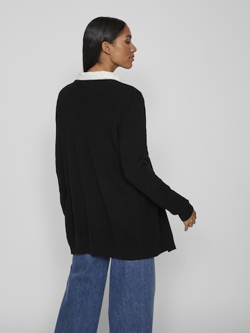 VILA Knit Cardigan 'Ril' in Black