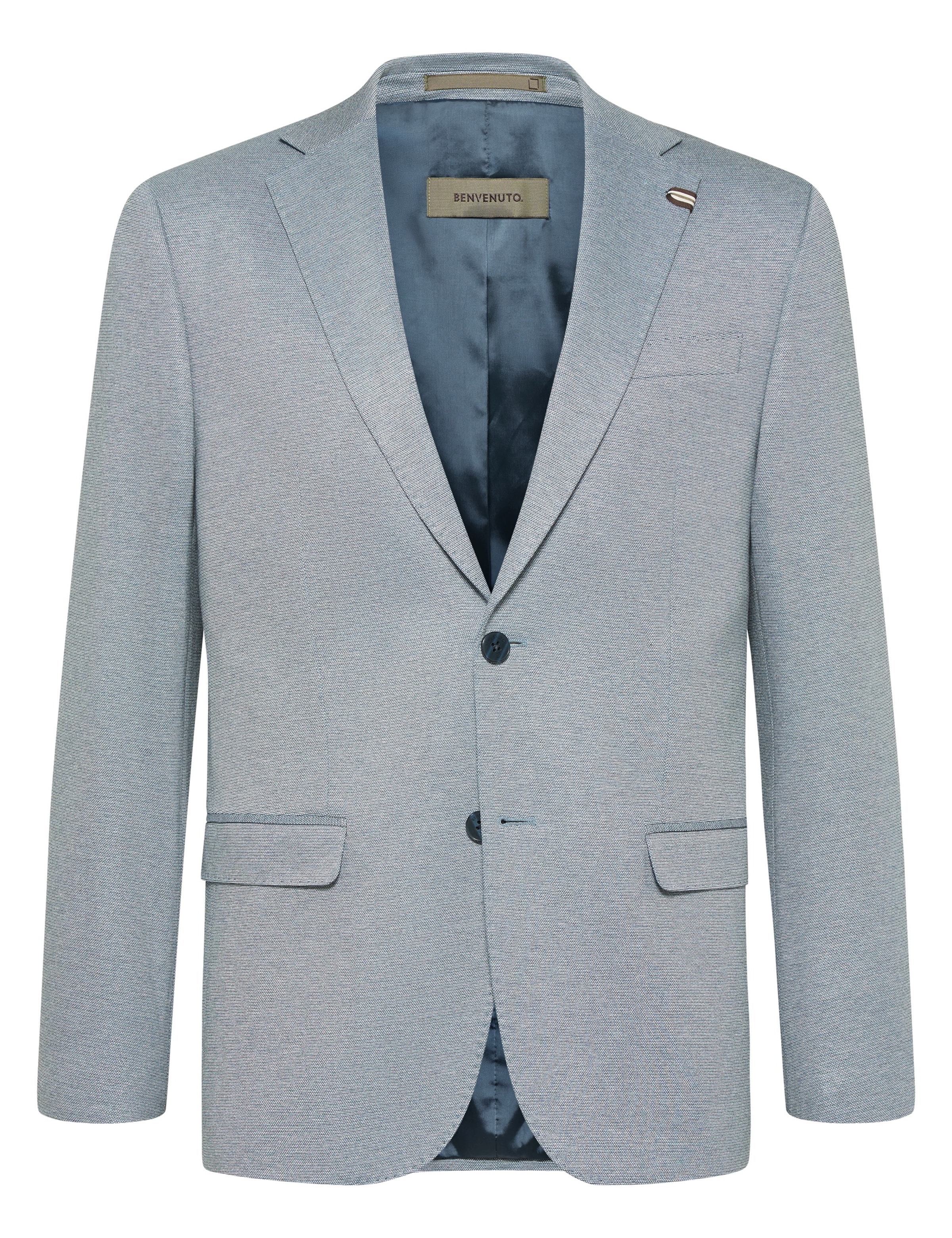 Veste de costume BENVENUTO en gris : devant