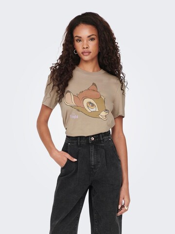 ONLY - Camiseta 'BAMBI' en beige: frente
