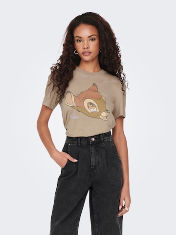 ONLY Shirt 'BAMBI' in Beige: front
