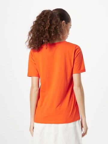 PIECES - Camisa 'RIA' em laranja