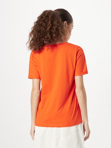 Maglietta 'RIA' di PIECES in arancione