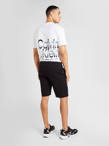 Regular Pantaloni 'Degrade' de la Calvin Klein pe negru