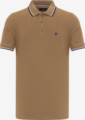 DENIM CULTURE - Camiseta 'Arvid' en marrón: frente