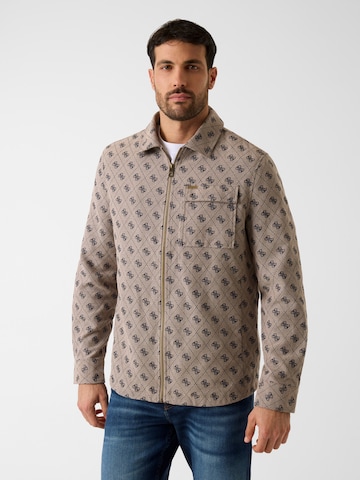 GUESS Átmeneti dzseki '4G' - barna: elől