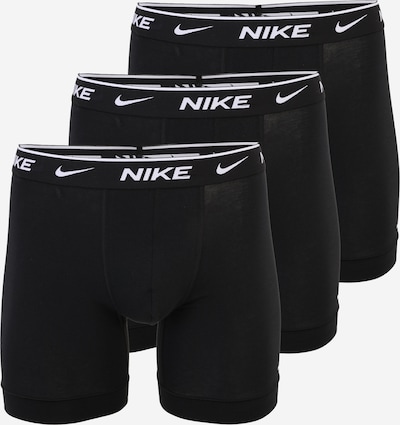 NIKE Underwear Bokserishortsit värissä musta / valkoinen, Tuotenäkymä