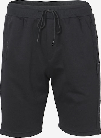 Coupe slim Pantalon KOROSHI en noir : devant