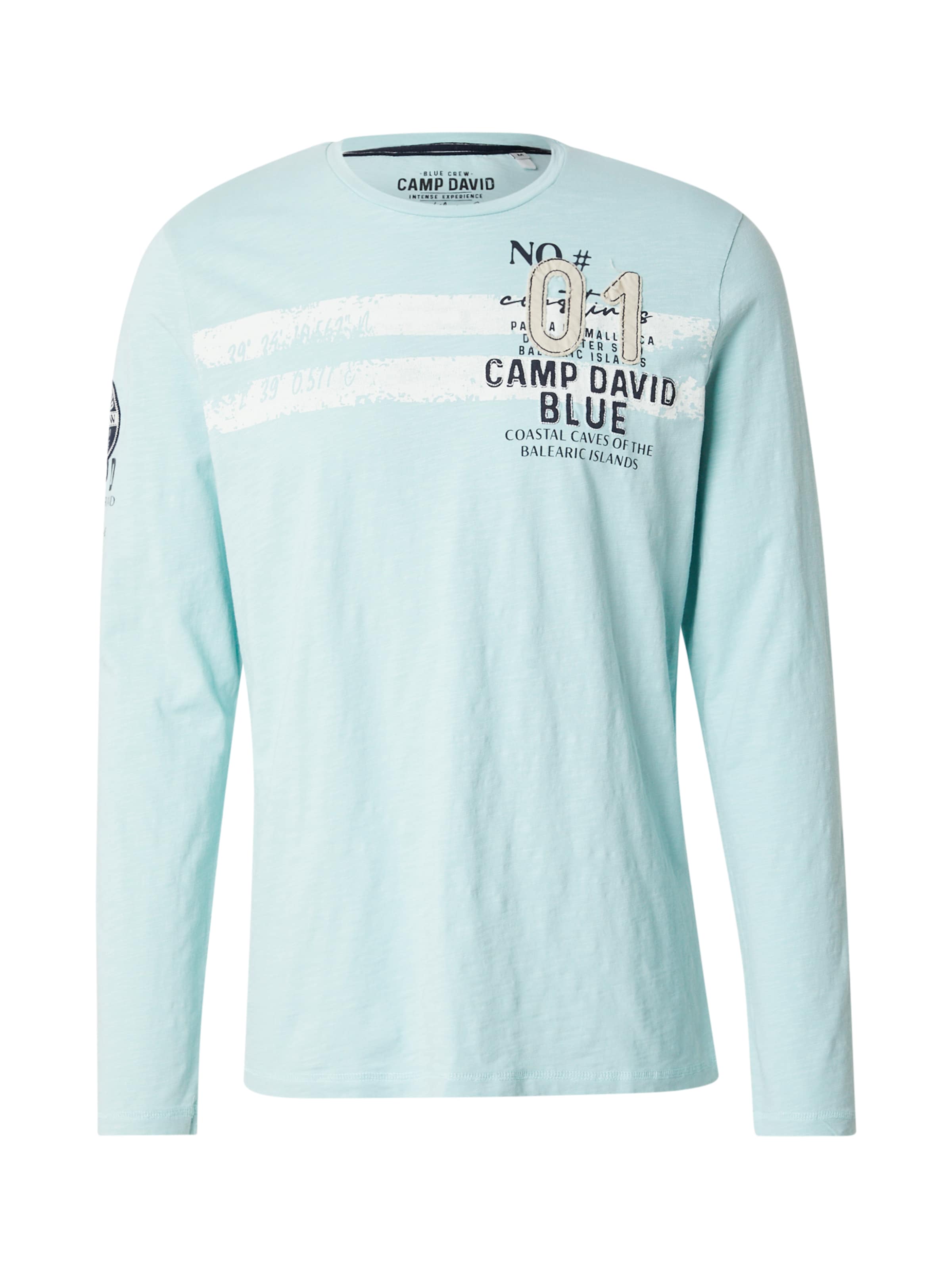 CAMP DAVID Koszulka w kolorze zielony: przód