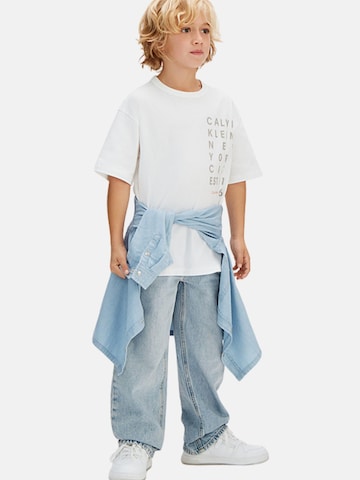 Maglietta di Calvin Klein Kids in bianco