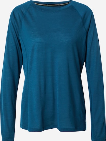 Smartwool - Camiseta funcional en azul: frente
