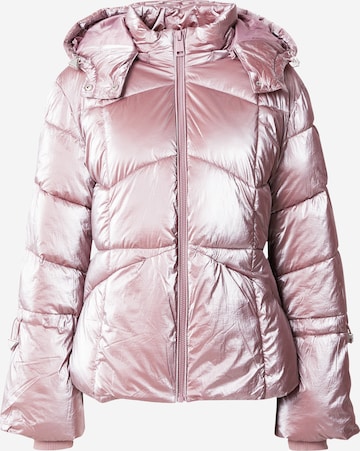 GUESS Winter Jacket 'Paloma' in Pink: front