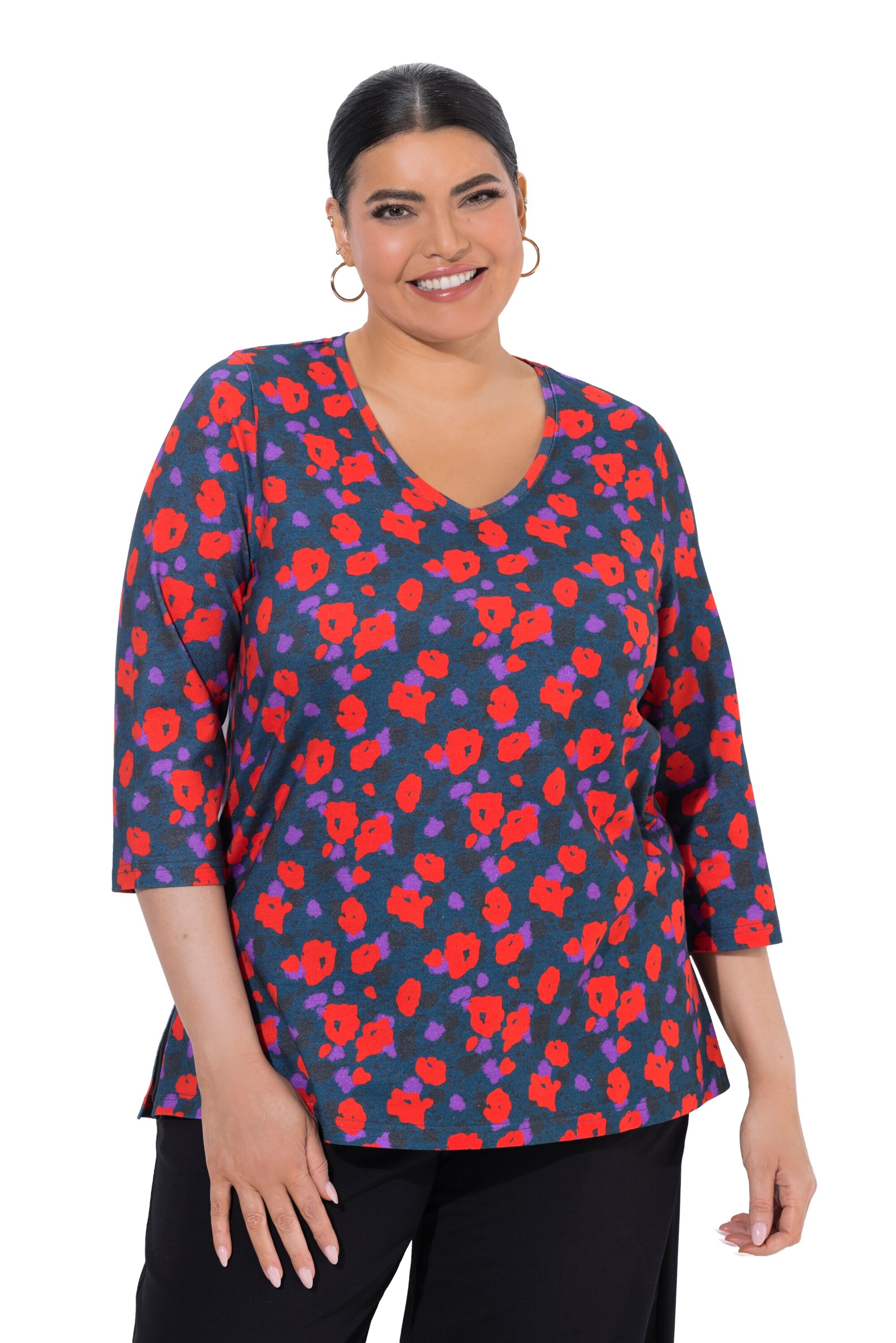 Ulla Popken Shirt in Red: front