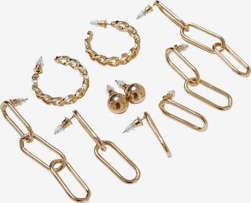 Urban Classics Jewelry Set in Gold: front