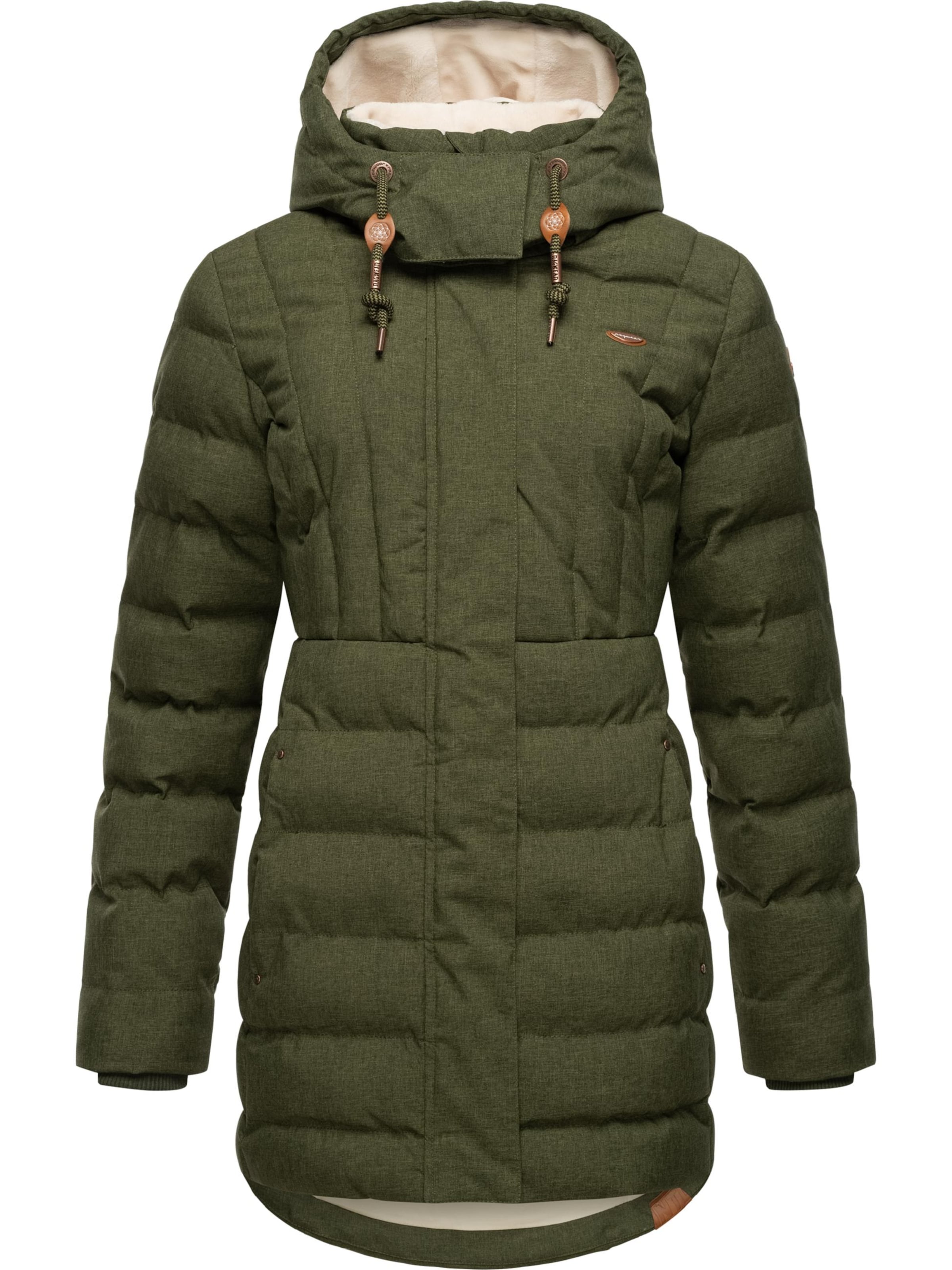 Ragwear Télikabátok 'Ashanta' - zöld: elől