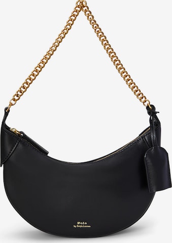 Sac bandoulière Polo Ralph Lauren en noir : devant