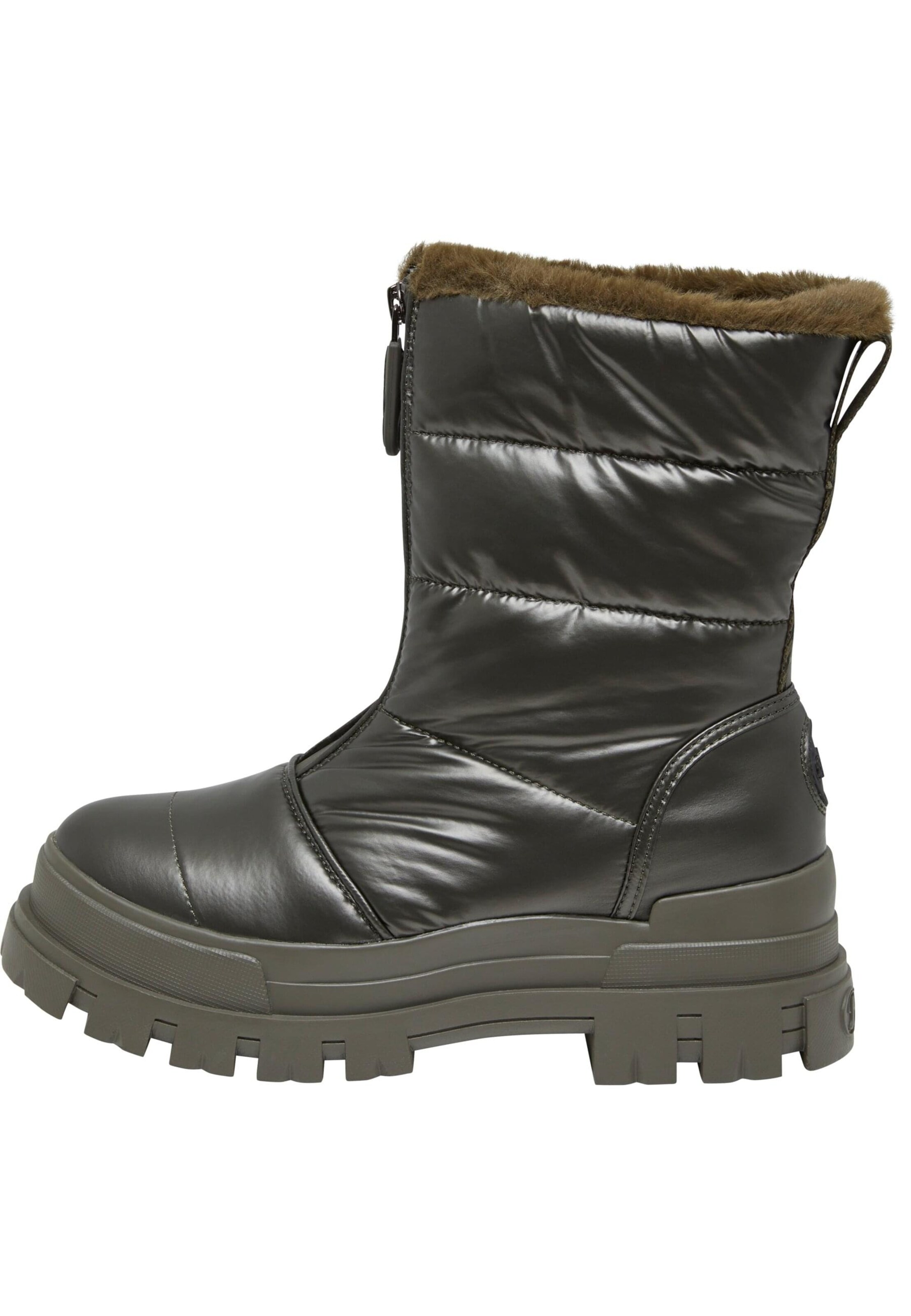 BUFFALO Snowboots 'Aspha' in Grün: Vorderseite