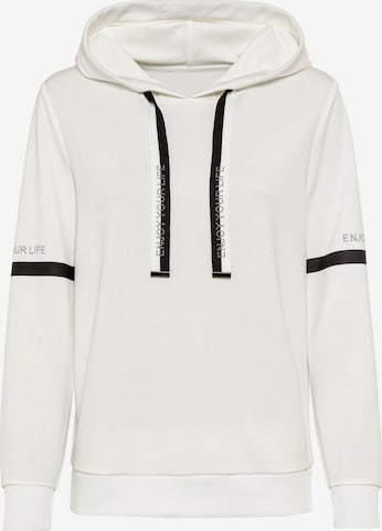 heine Sweatshirt in White: front