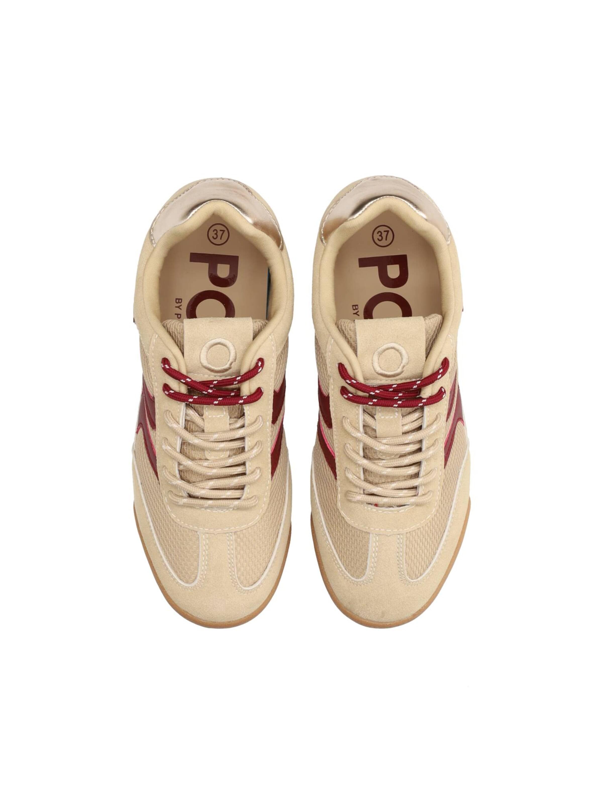 POSH by Poelman Sneakers laag 'SKYE' in Beige
