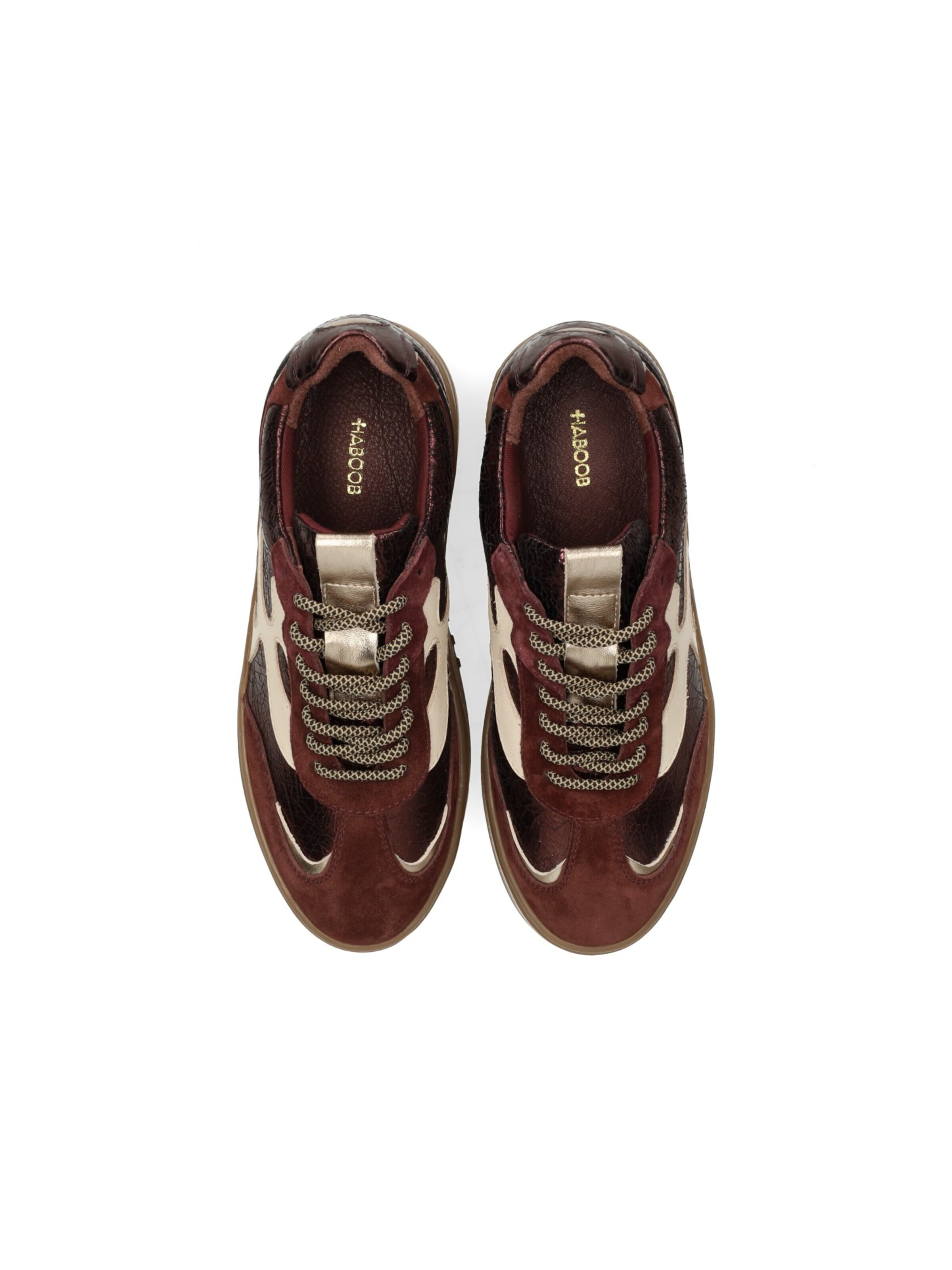 Haboob Sneakers laag 'HABOOB AURELIE Damen Sneaker' in Rood