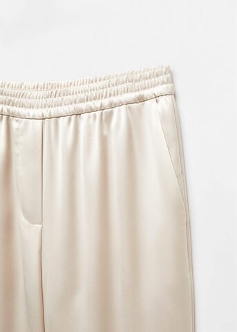 MANGO Regular Broek 'Peach' in Beige