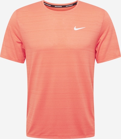 Tricou funcțional 'Miler' NIKE pe portocaliu / alb, Vizualizare produs